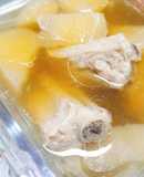 น้ำแกงบัวหิมะตุ๋นกระดูกหมู ใช้หม้ออัดแรงดัน