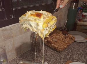 Una foto de Lasaña de pollo