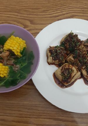 Foto resep Bening Bayam dan Tahu Sambal Kecap