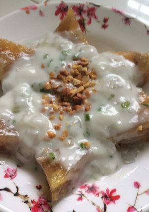Hình của món Bánh chuối hấp.