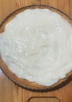 Una foto de Kuchen de manzana y canela