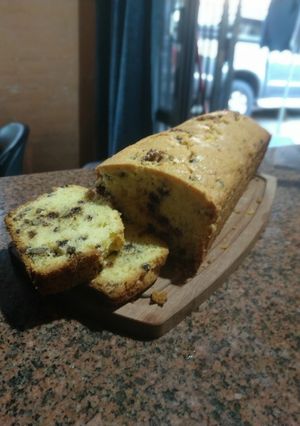 Una foto de Budín de chocolate y nueces