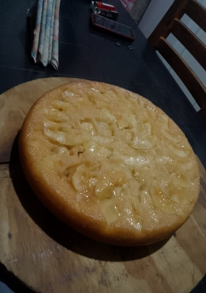 Una foto de Tarta invertida de Manzana