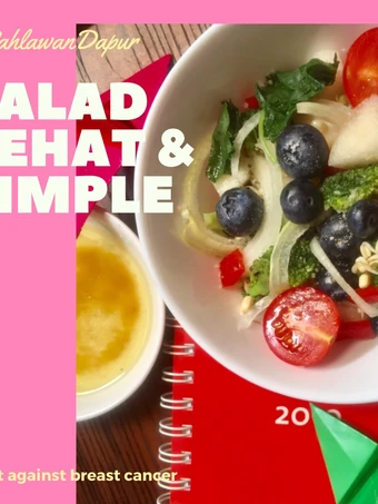 Cara Sederhana Menyiapkan Resep  SALAD SEHAT &amp; SIMPLE yang Enak Banget, Lezat Sekali