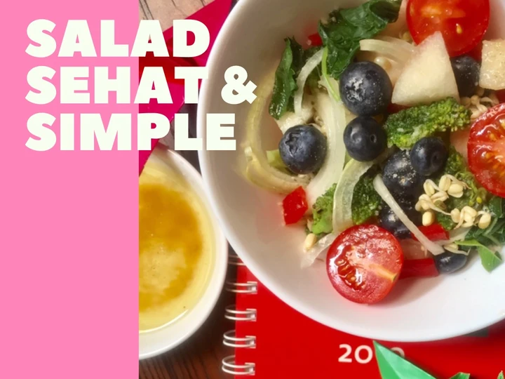 Cara Sederhana Menyiapkan Resep  SALAD SEHAT &amp;amp; SIMPLE yang Enak Banget, Lezat Sekali