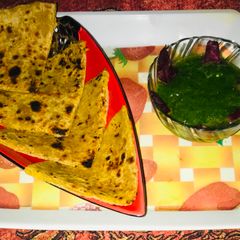 A picture of Gobhi (cauliflower) paratha.