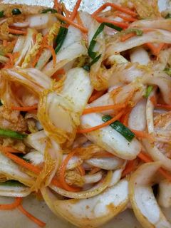 Hình của món Kimchi cải thảo.