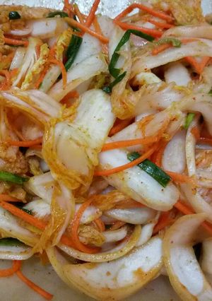 Hình của món Kimchi cải thảo.