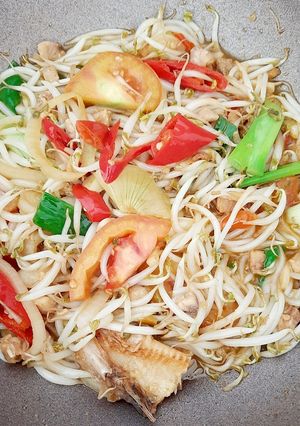 Foto resep Cah Tauge Ikan Asin