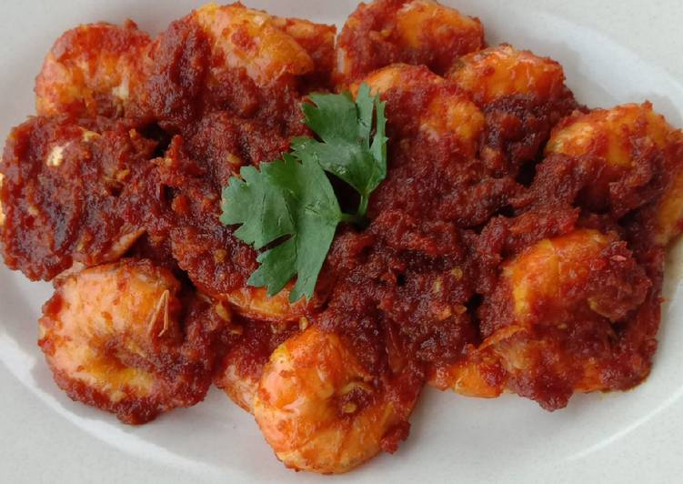 Resep Sambal goreng udang Anti Gagal