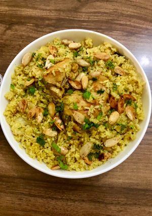 صورة لوصفة المقلوبه الفلسطينيه 🍚🤍