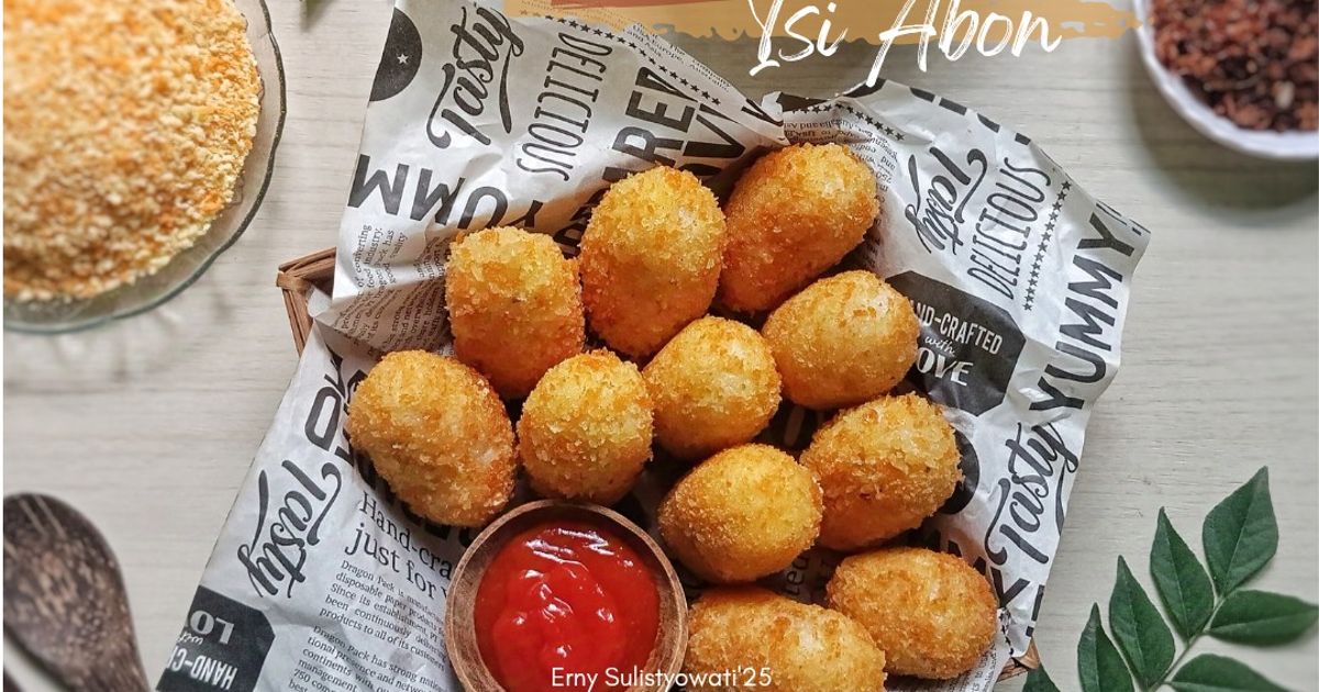 Kroket Nasi Isi Abon