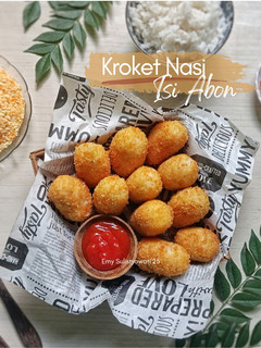 Foto resep Kroket Nasi Isi Abon