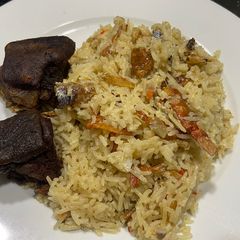 A picture of Concoction coconut rice.
