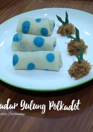 Foto resep Dadar Gulung Polkadot