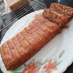 Foto resep Eggless Banana Cake