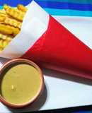 Papas fritas con crema de ocopa👍🇵🇪