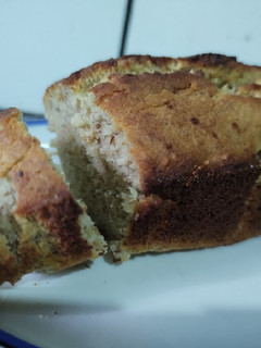 Una foto de Budín de bananas sin gluten