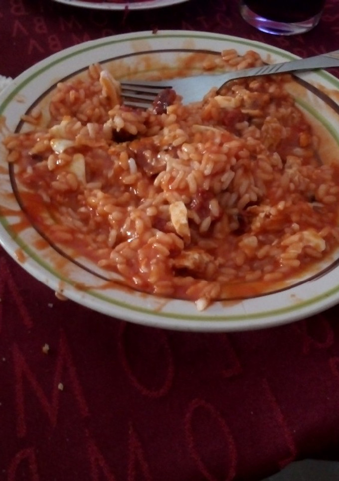Una foto de Arroz a la cubana