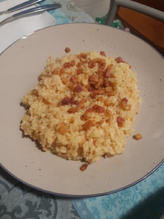 Foto di Risotto zafferano e guanciale