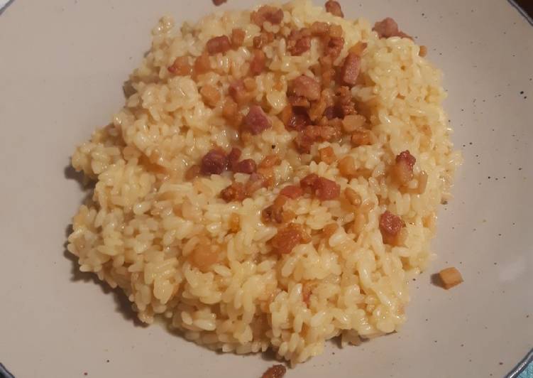 Simple Way to Prepare Any-night-of-the-week Risotto zafferano e guanciale