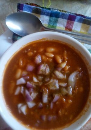 صورة لوصفة لوبيا دوبل زيت على طريقتي