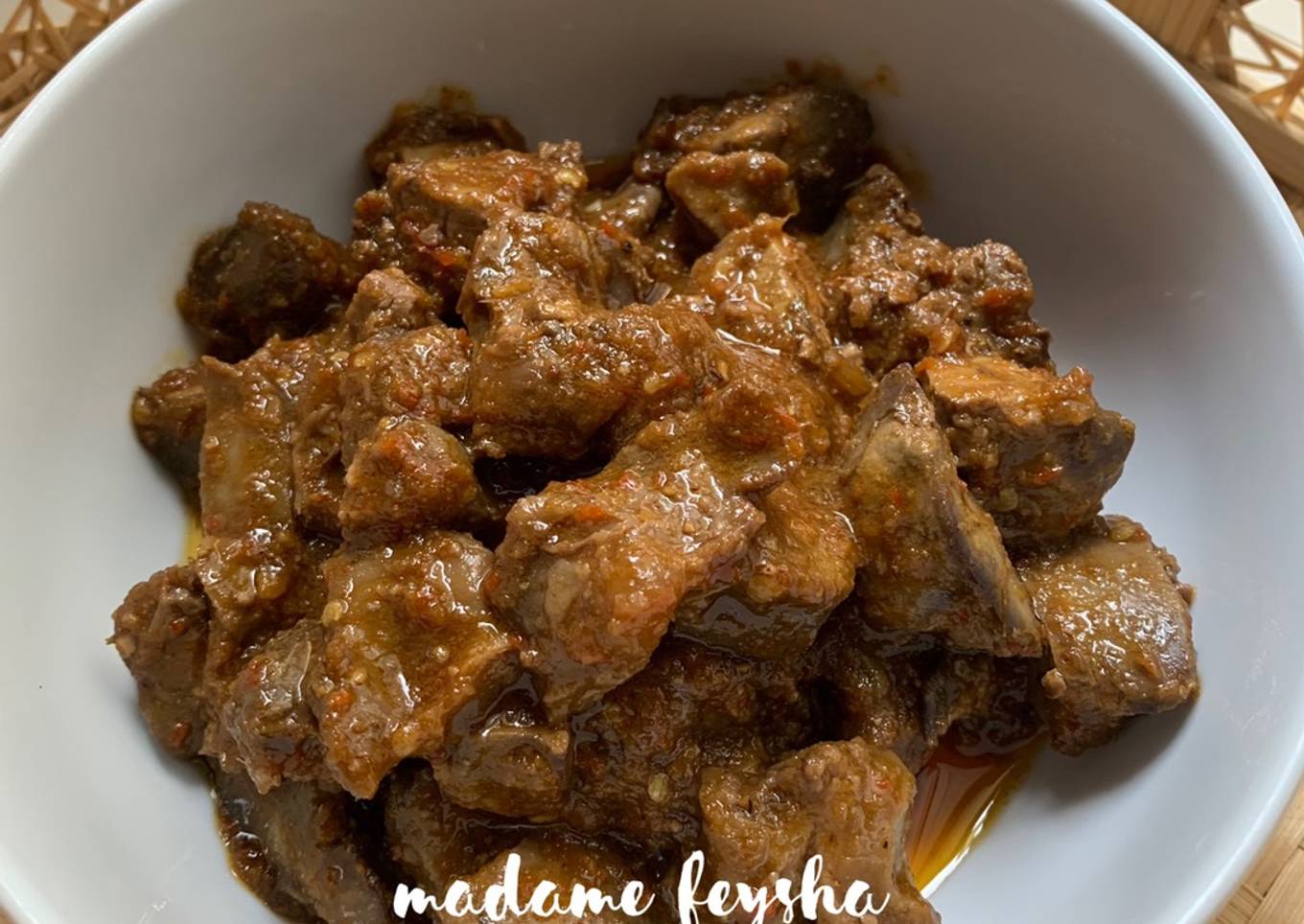 36. Semur Ati Ampela Pedas