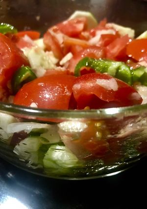 Una foto de Picadillo de tomate
