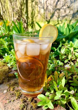 A picture of Refreshing lemon iced tea 🍋 ☕️.