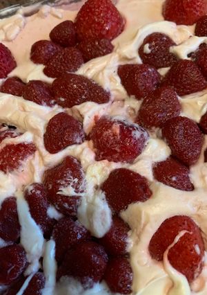 Una foto de Gelatina de Frutilla Light