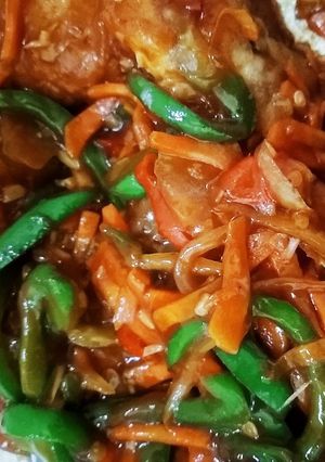 Foto resep Ayam Crispy Saos Tiram