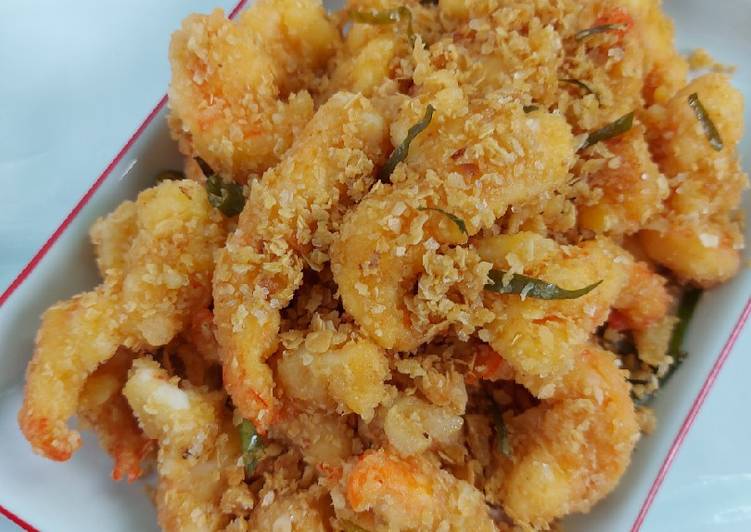 Udang Goreng Nestum