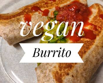 Easy Making Recipe Vegan Burrito Delicious Steady