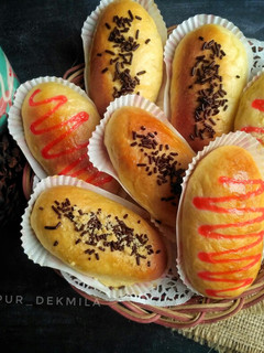 Foto resep Roti Manis isi coklat dan strawberry