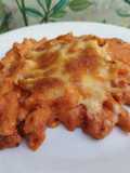Macarrones gratinados con bechamel