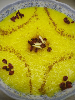 عکسی از دستور شله زرد