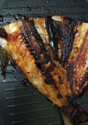 Foto resep Bandeng bakar teflon sambal kacang