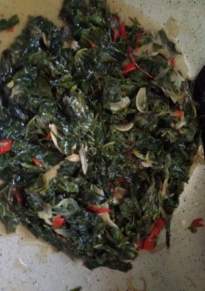 Foto resep Oseng daun ketela ＋teri