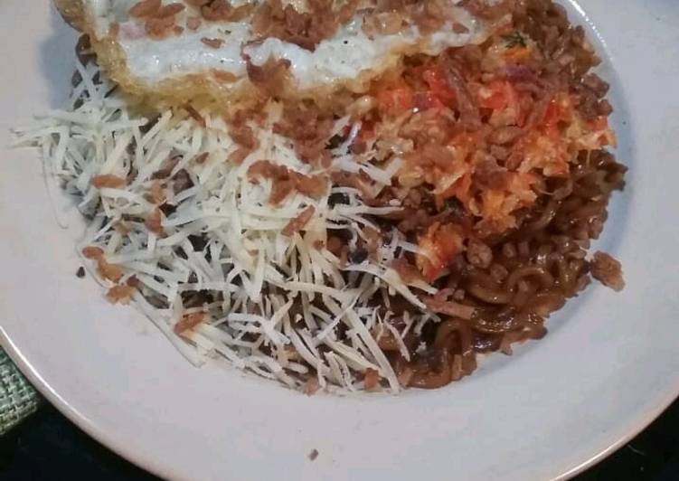 Resep Mie abang adek pedas sedap oleh Az Zahra Cookpad