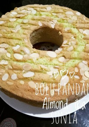 Foto resep Bolu Pandan Almond