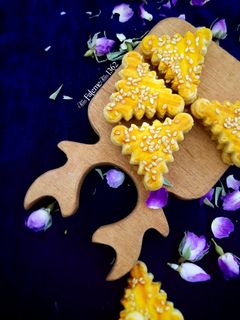 عکسی از دستور شیرینی نان چای قزوین