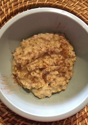 Una foto de Avena "entera" simple, especiada y sin lactosa