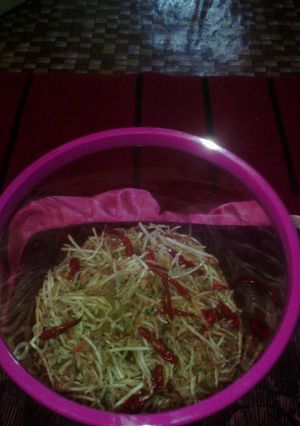 Foto resep Serundeng talas