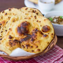 A picture of Stovetop Naan.