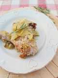 Pollo in crosta di patate