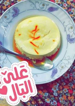 صورة لوصفة بودنج بزعفران
