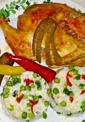 Sült csirke 🍗 recept fotója