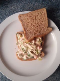 Una foto de Sándwich vegetal