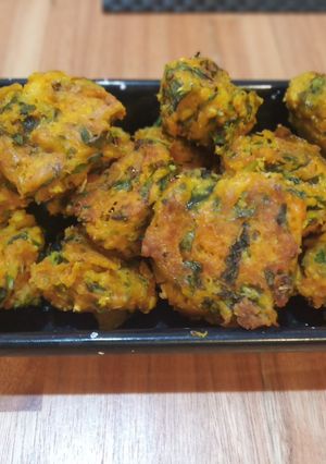 Una foto de Croquetas de Zapallo y Radicheta