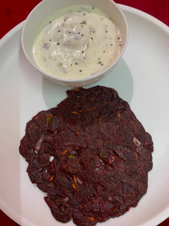 A picture of Ragi Roti.